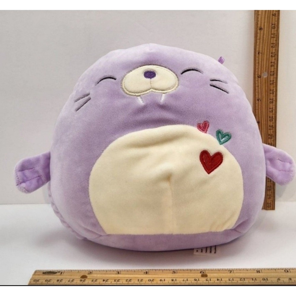 Squishmallow 8" Valentine‎ Winnie the Purple Walrus